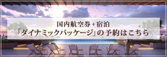 国内航空券プラス宿泊「ダイナミックパッケージ」の予約はこちら