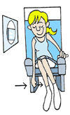 - Use your fist to gently beat your calf from bottom to top.