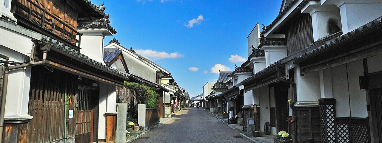 脇町うだつの町並みの写真