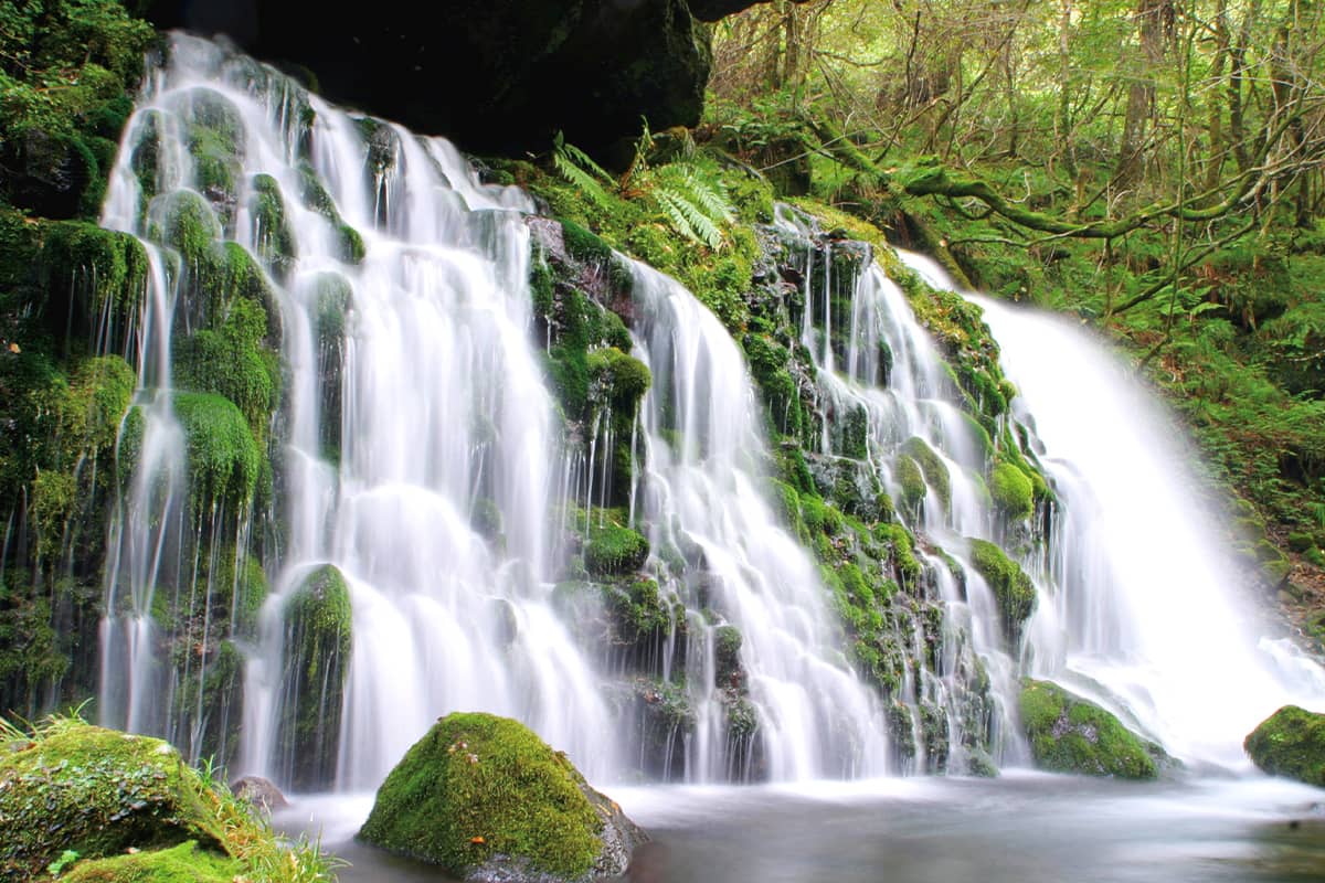 (photo) Mototaki Underflow and Mount Chokai 1