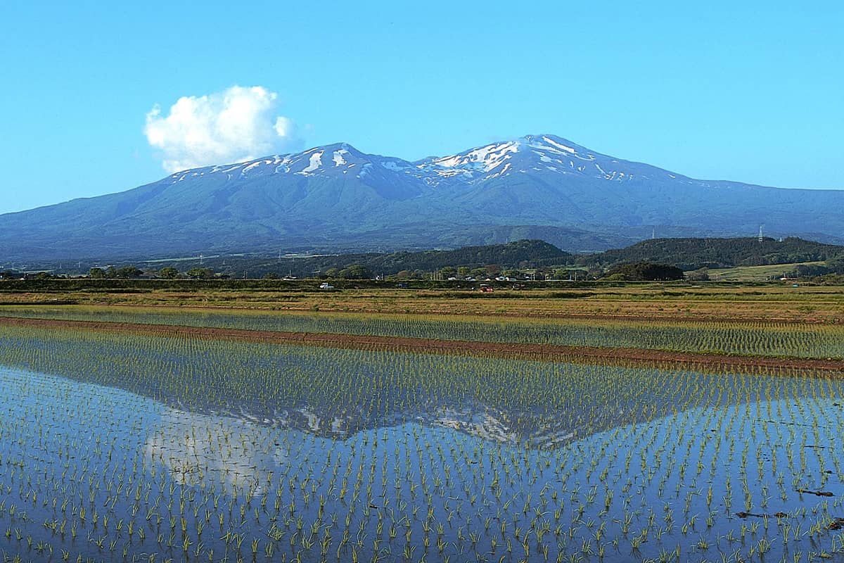 (photo) Mototaki Underflow and Mount Chokai 2