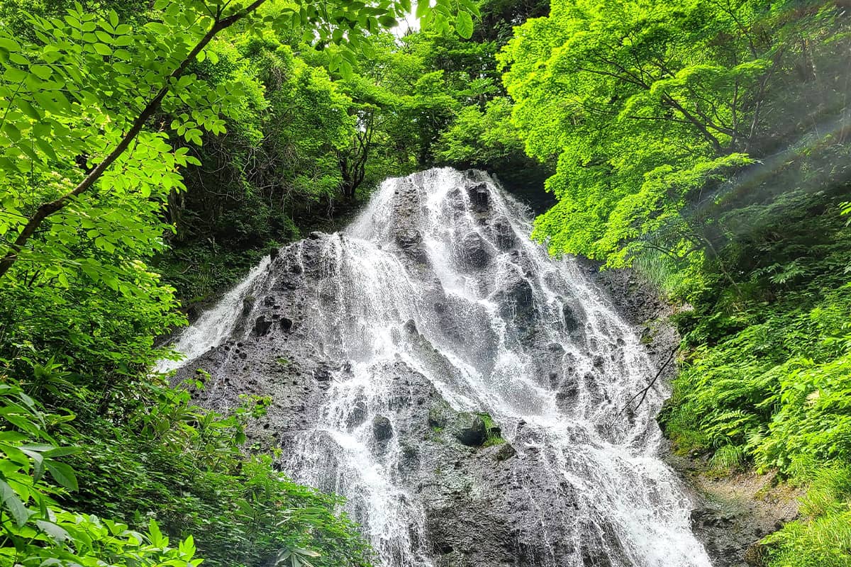 (photo) Mototaki Underflow and Mount Chokai 4