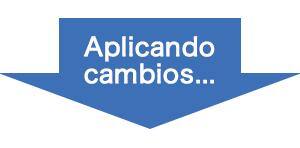Aplicando cambios...