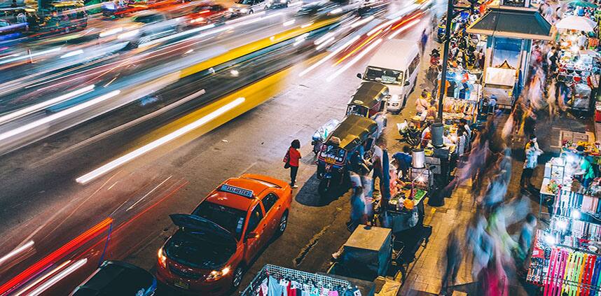 a landscape of Bangkok