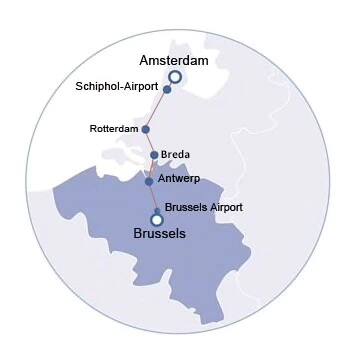 map of routes